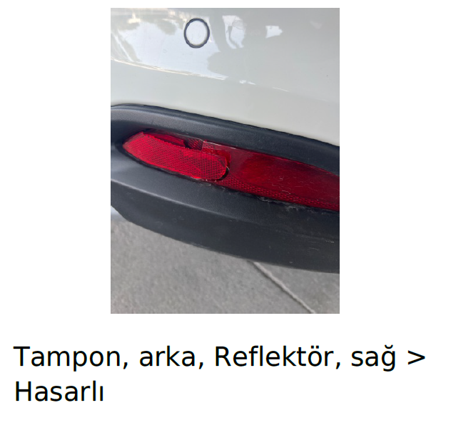 Arka Reflektör - Kırık-Çatlak